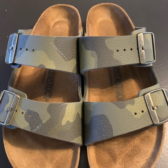 Birkenstock Green Camouflage Sandals - Picture 2 of 6